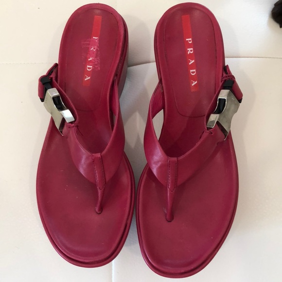 Prada Leather Wedge - Picture 2 of 5